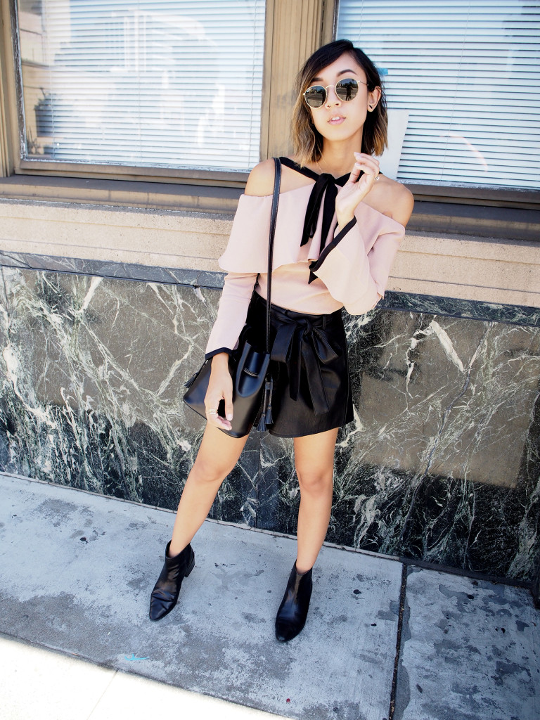 Leather Shorts for Fall